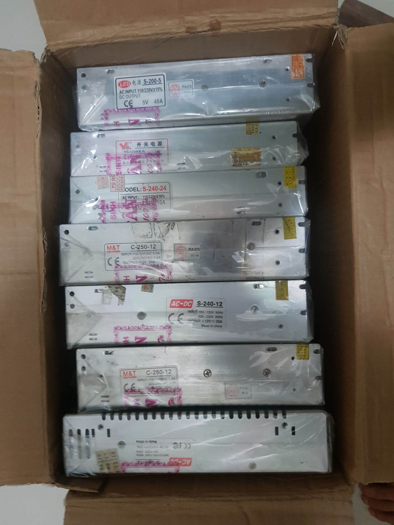 Nguồn tổ ong cũ 5v 12v 24v 5a 10a 20a 30a 40a đã qua sử dụng
