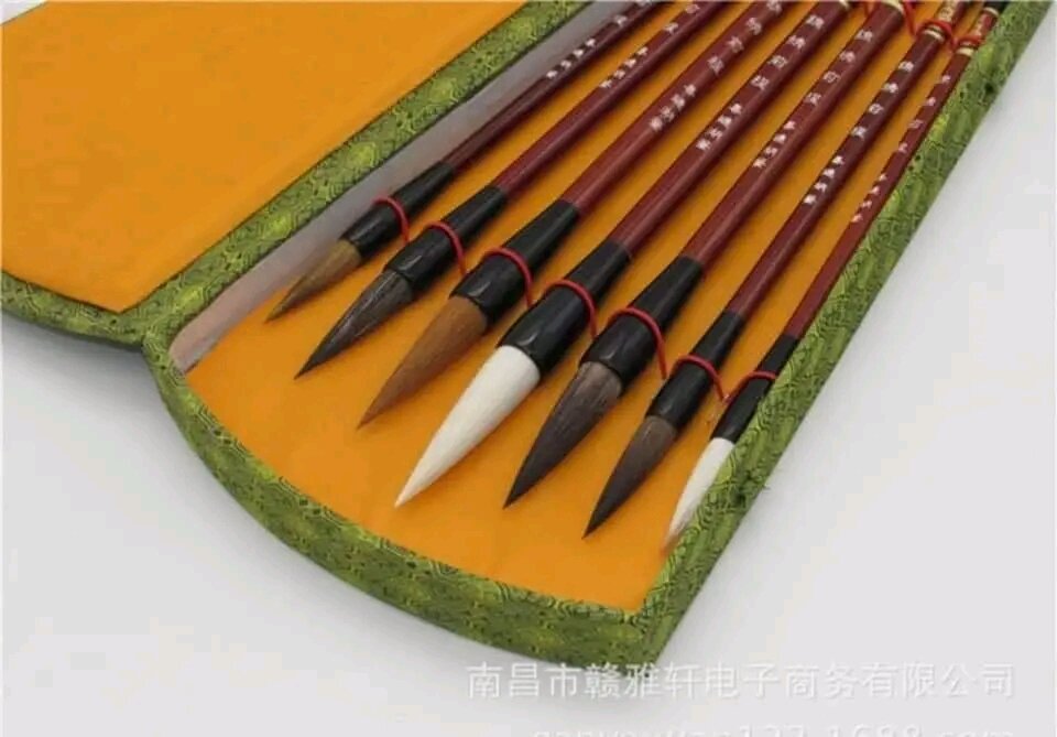 Bộ 7 bút lông thư pháp thư họa 
