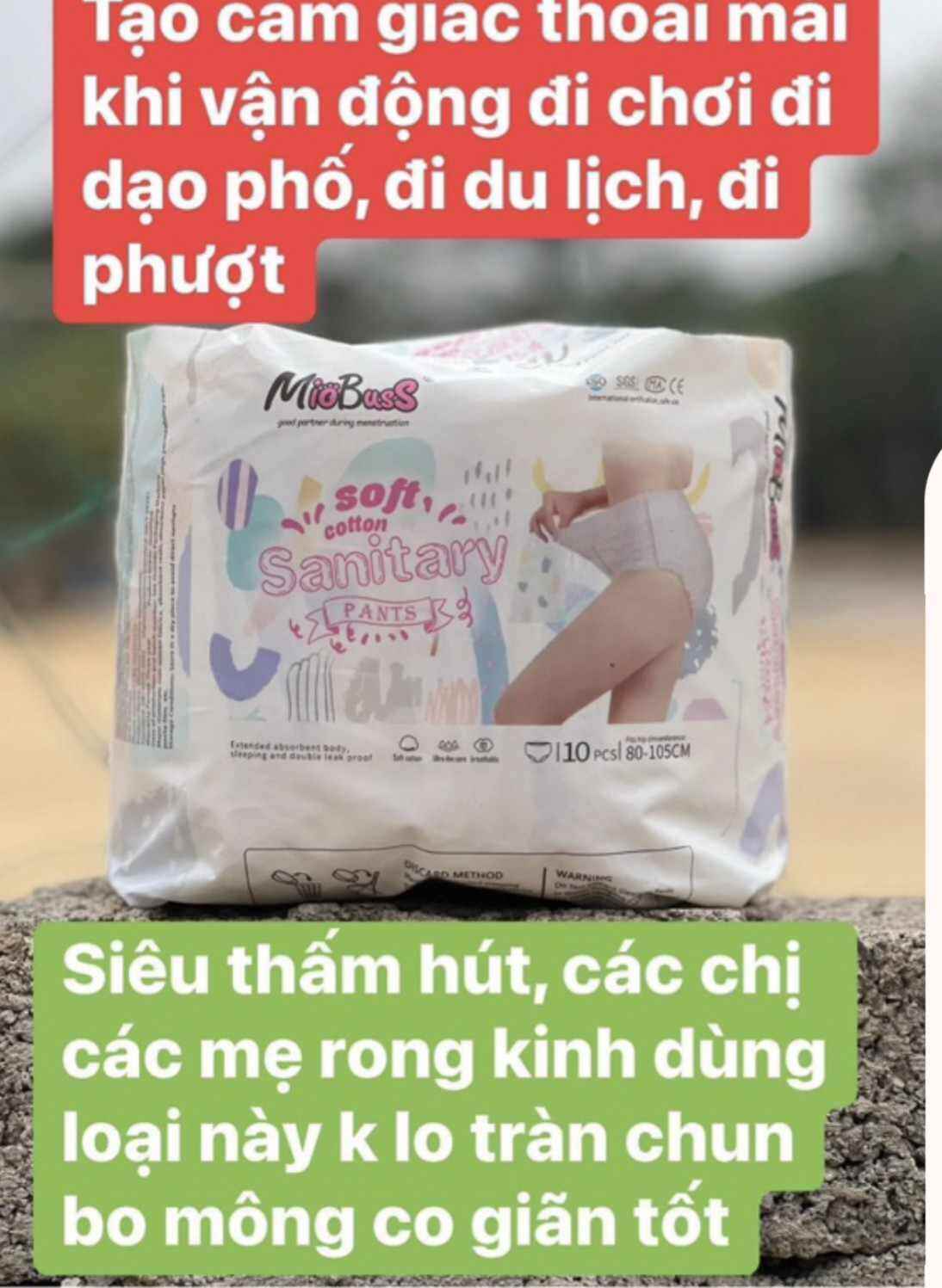 Băng vệ sinh quần Miobuss 10 quần