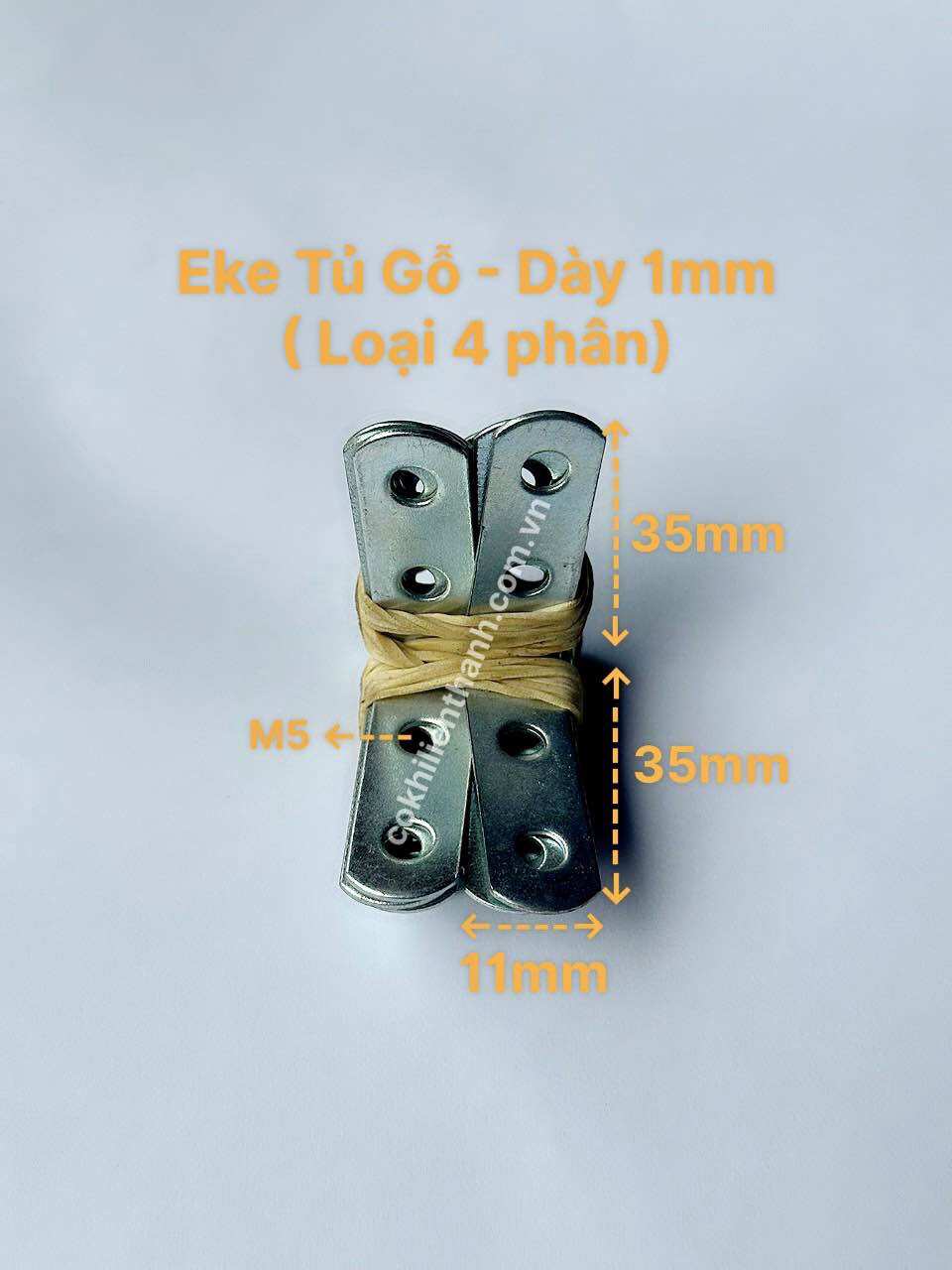 Ke góc vuông L - ke góc tủ L ( combo 100 cái )