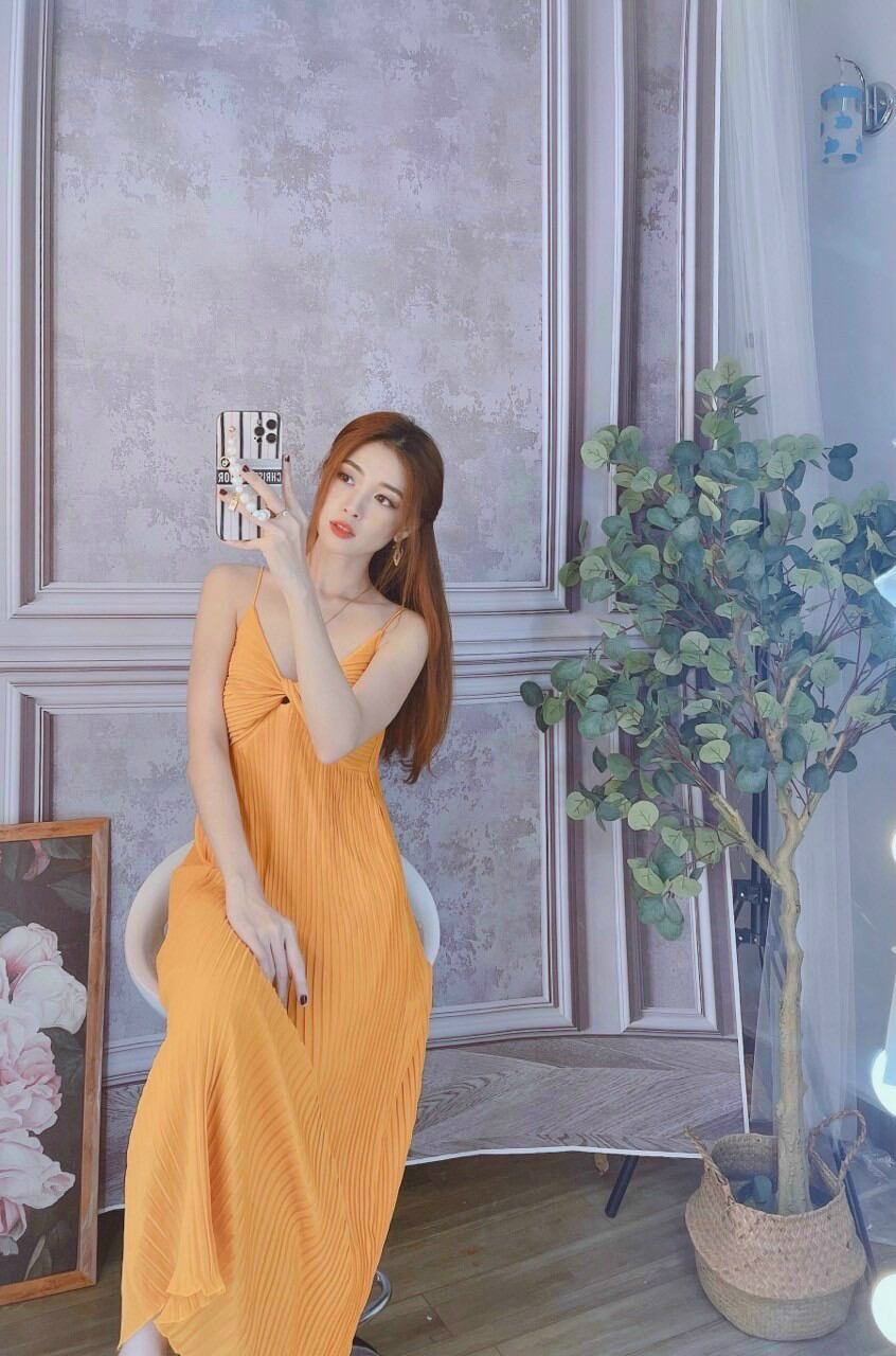 đầm dập ly voan mềm mịn