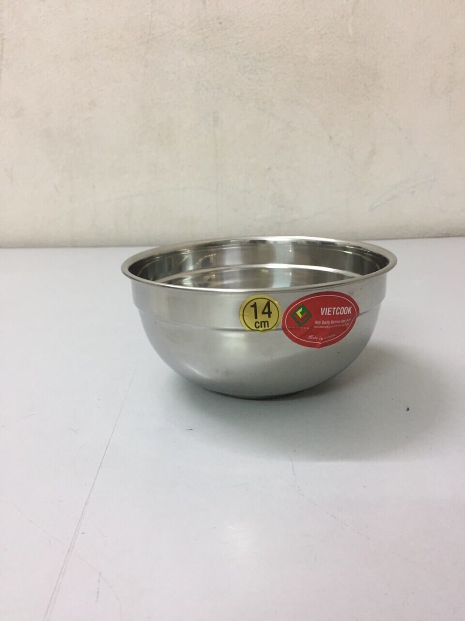 Bát inox Việtcook 1 Lớp Sezi( 14, 16, 18cm)
