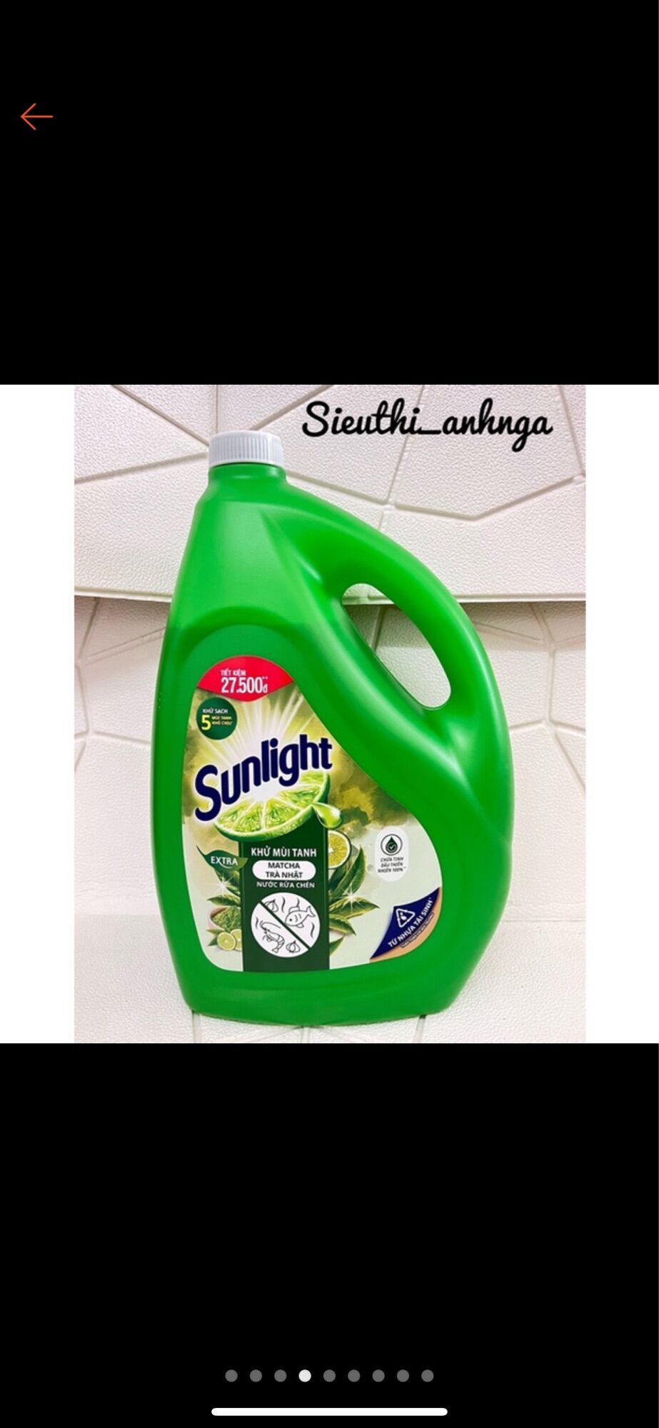 Nước rửa chén Sunlight 3.6kg Can Vàng/Trắng/Xanh