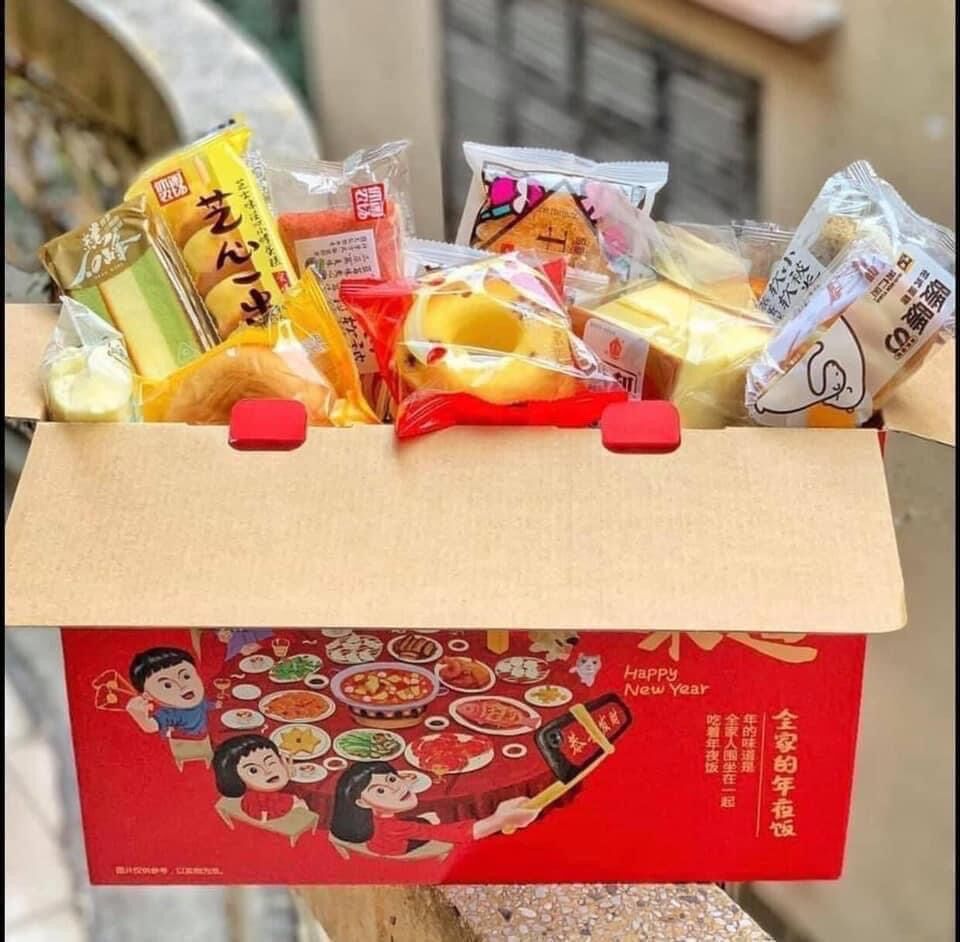 Bánh mix đủ loại đài loan 1 thùng/ 1kg