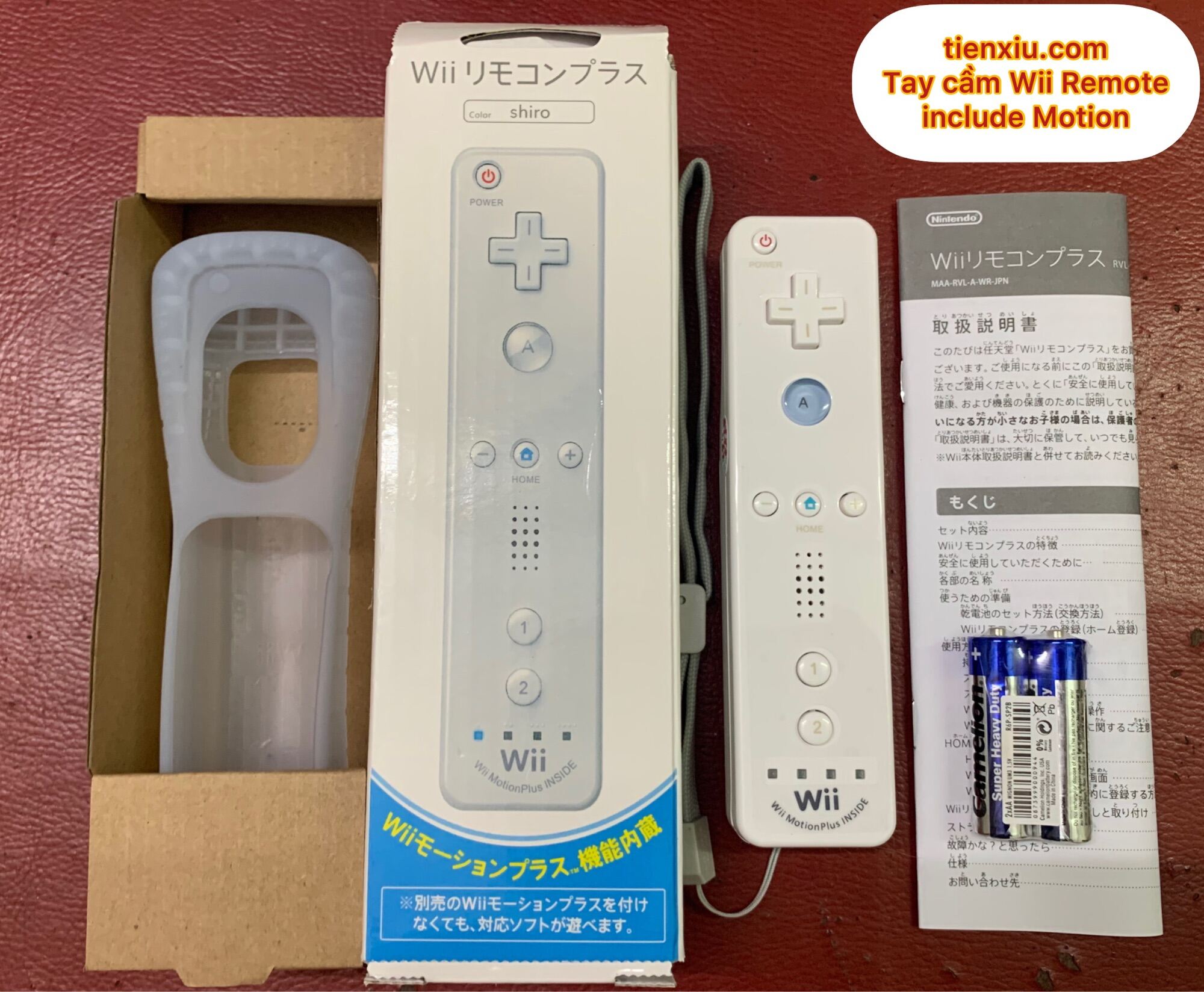 tay cầm NINTENDO wii remote plus motion tích hợp dành cho Nintendo Wii Remote buit in Motiton Controller hàng cao cấp tay wii