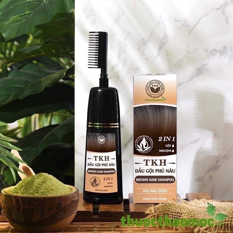 Dầu gội phủ nâu trần kim huyền