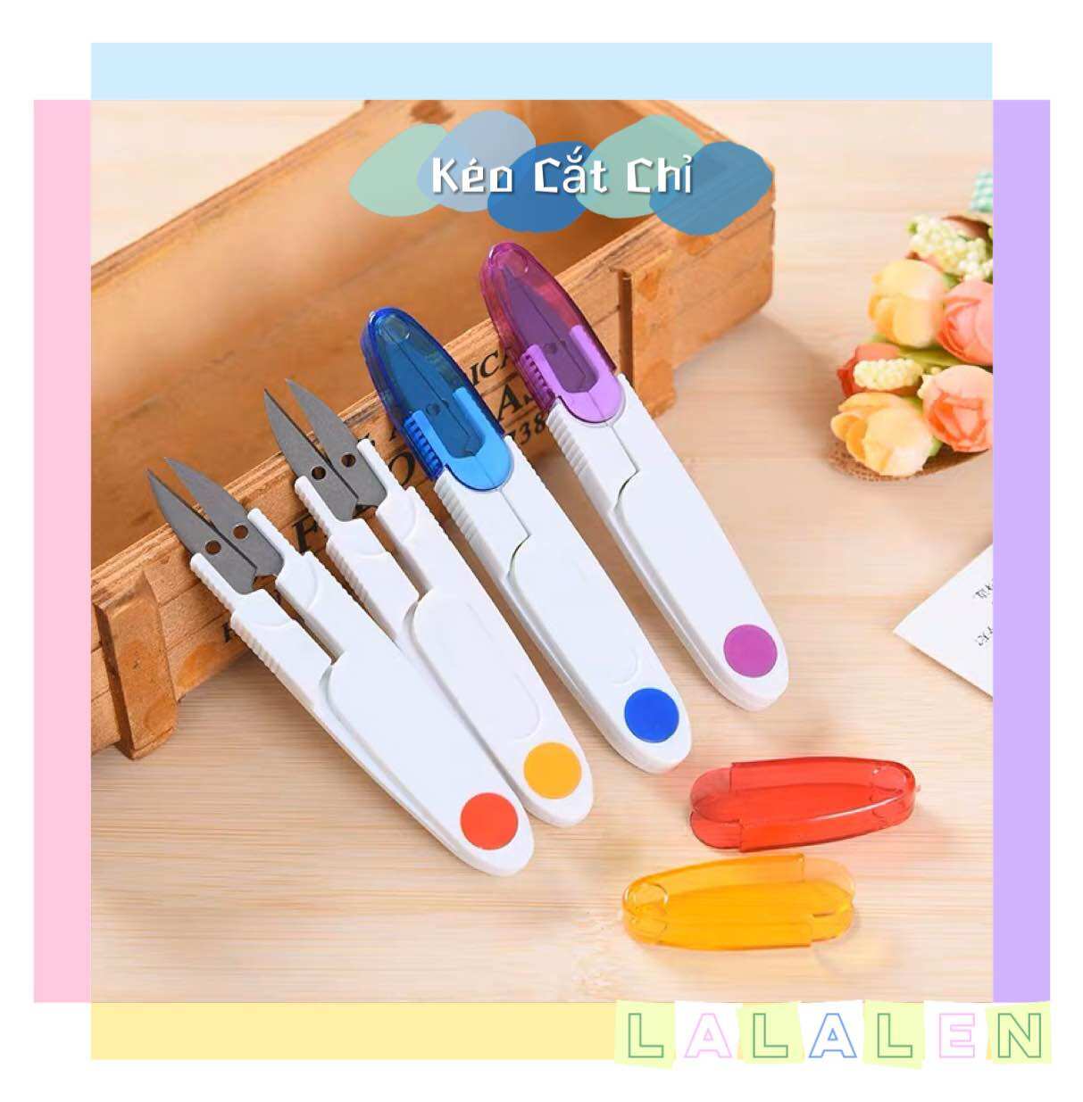 Kéo Bấm Cắt Chỉ Có Nắp Đậy