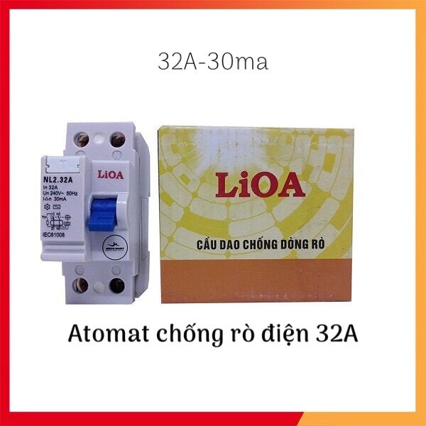 Cầu dao an toàn chống giật Lioa