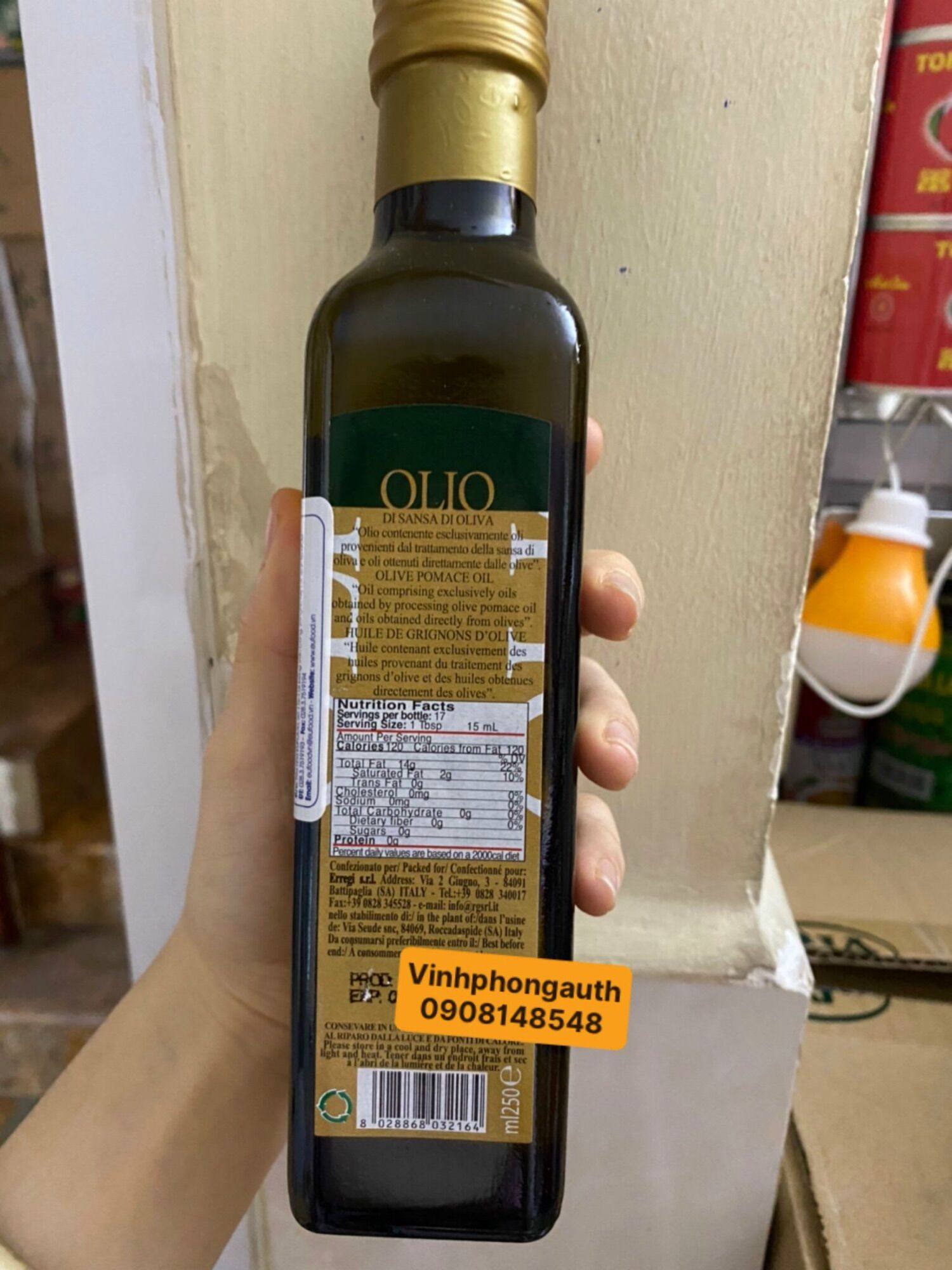 Dầu oliu pomace castello 250ml