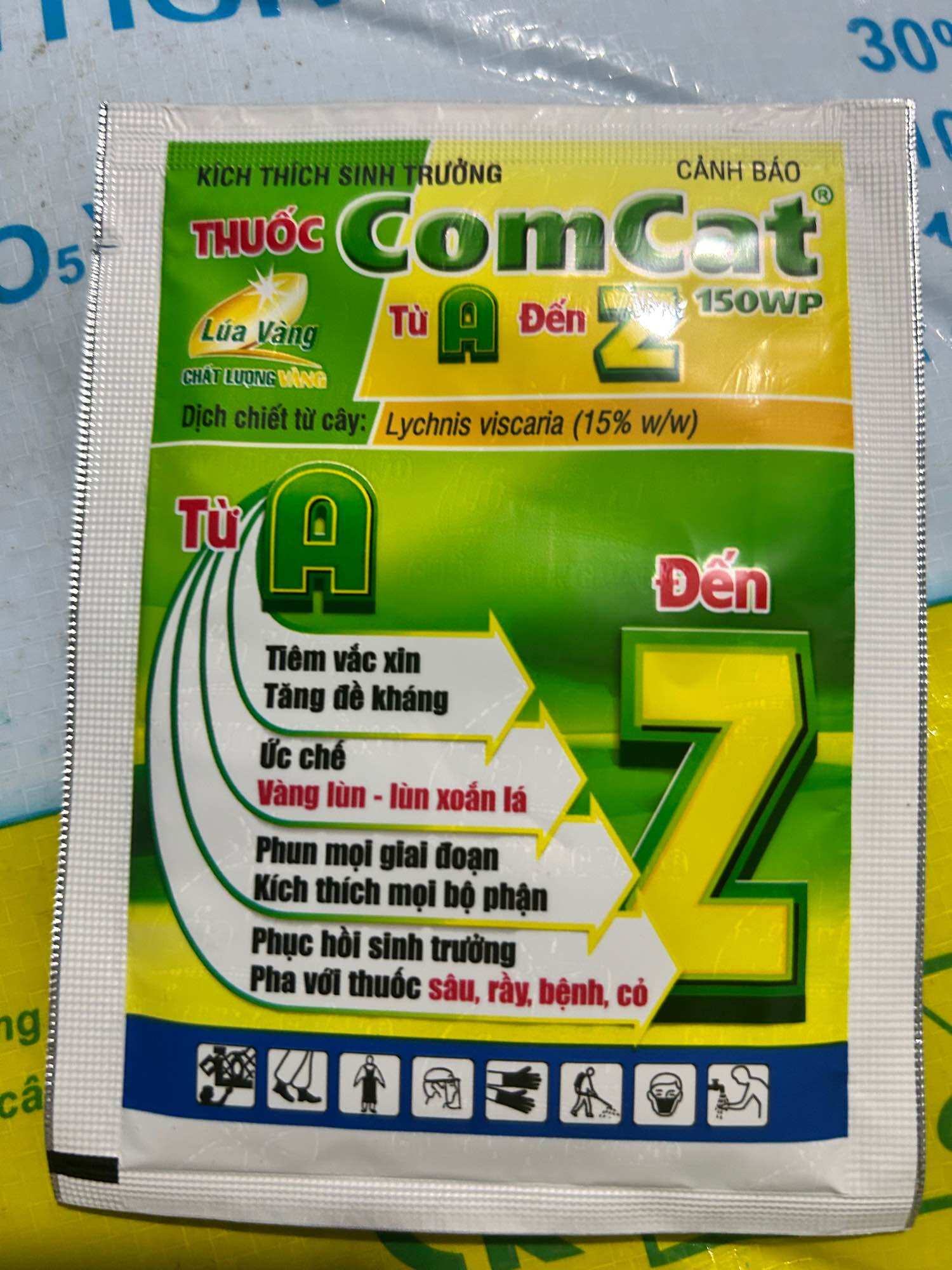 Thuốc Comcat kích thích sinh trưởng từ A đến Z 150wp gói 7.55g