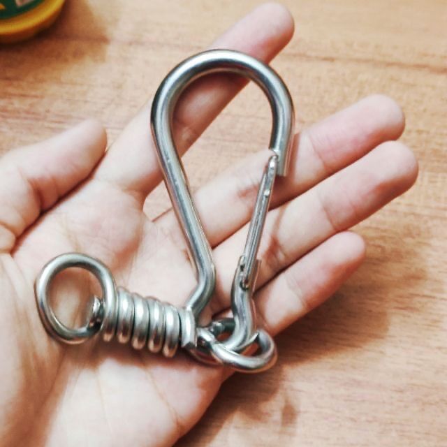 Khoá móc xoay inox 4 size cho vòng cổ thú cưng