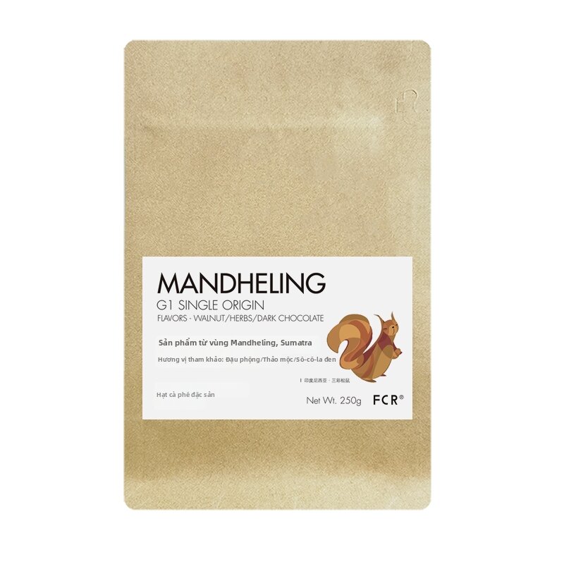 Hỗn Hợp Cà Phê Handcrafted Thích Hợp cho Espresso Ý Cà Phê Đen Sạch Uganda Sẵn để Xay 250g