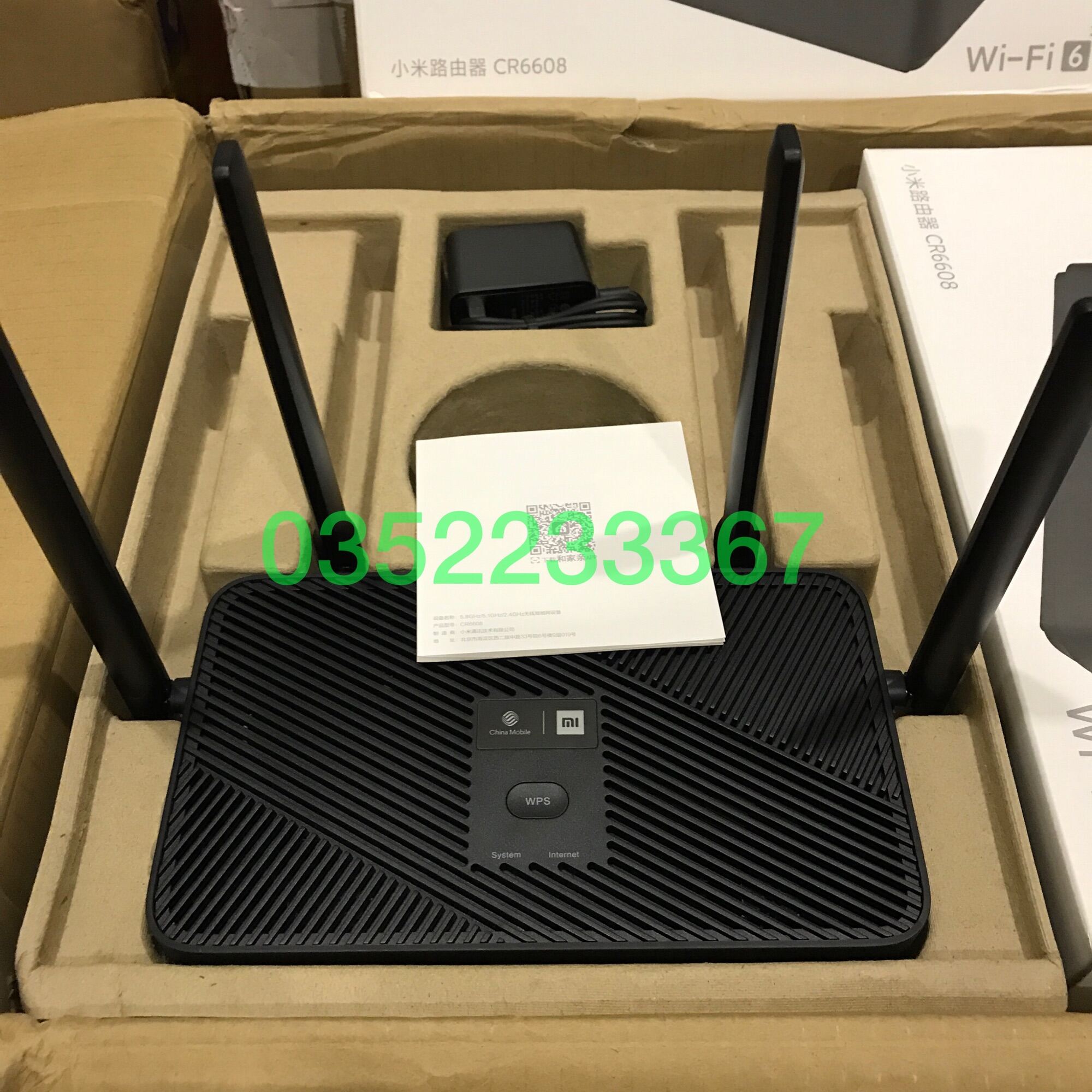 Bảng giá Bộ phát wifi Xiaomi CR6608 Chuẩn Wifi 6, AX1800 Mesh, Lan Gigabit, 4 anten Phong Vũ
