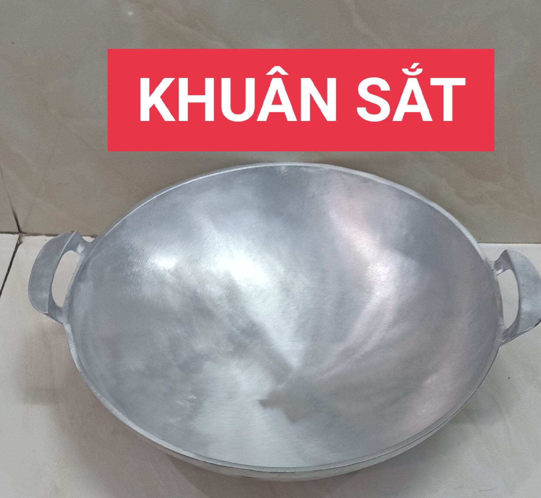 Chảo gang đúc đường kính 40.5 cm ( hiện tại shop có 2 loại khuân cát và khuân sắt)