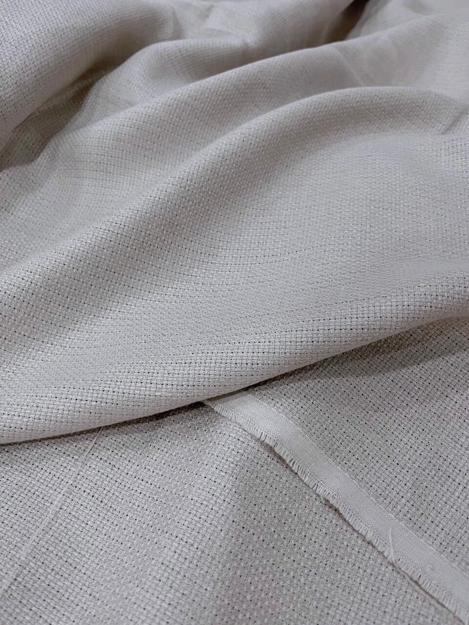VẢI LINEN BỐ TƯNG kiện stock, sợi vải dệt lạ mắt siêu đẹp. Khổ 1m45- thích hợp may quần suông ống đứng,khoác blazer