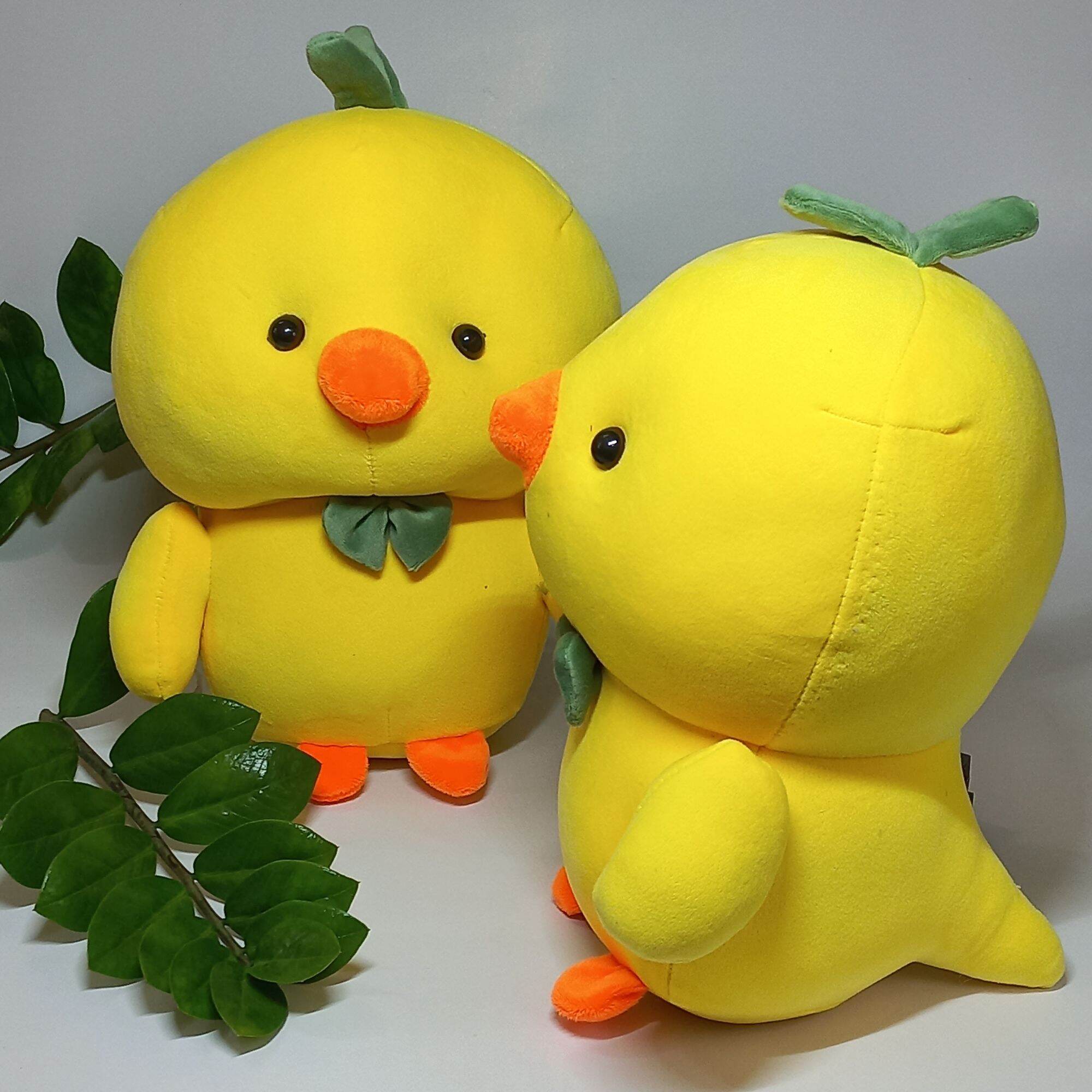 gấu bông gà vàng siêu cute , thú nhồi bông gà vàng mềm mịn đáng yêu