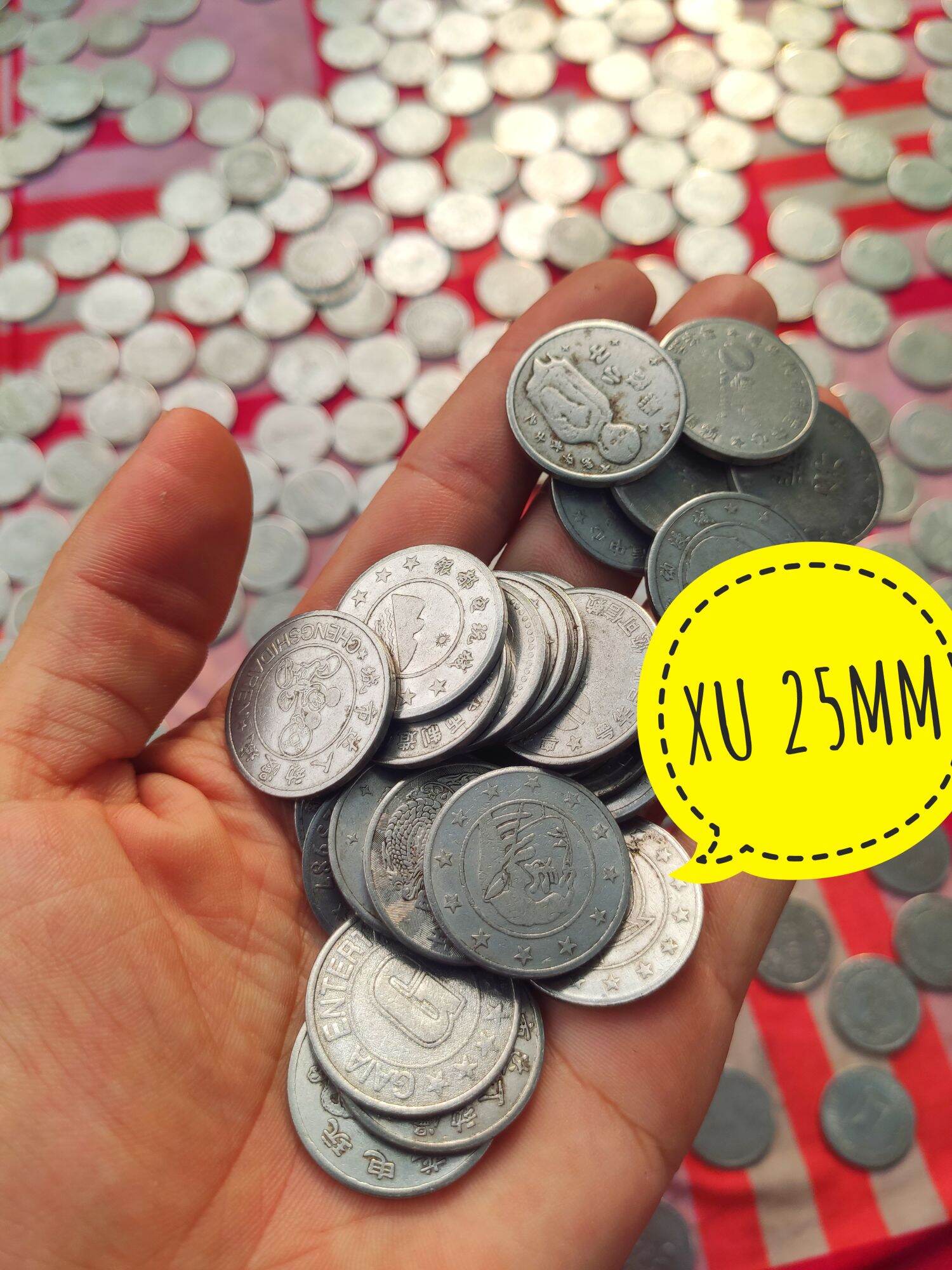 Xu thẻ game 25mm qua sử dụng 95-99%