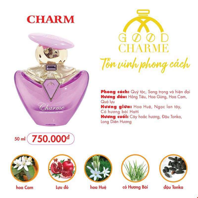 Nước hoa Charmm 50ml goodcharmee - chiết 10ml