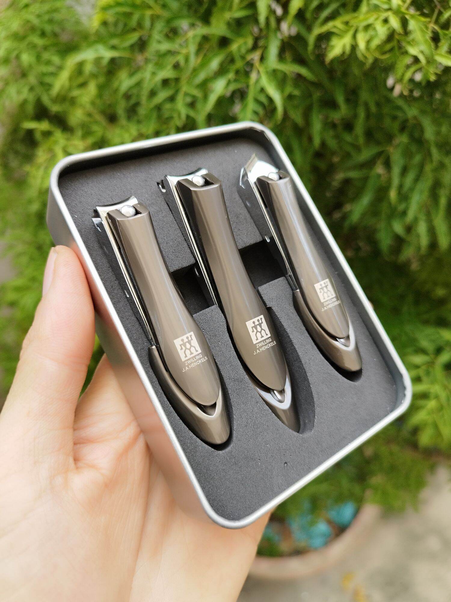 hộp 3 chiếc bấm móng tay  ĐỨC cao cấp