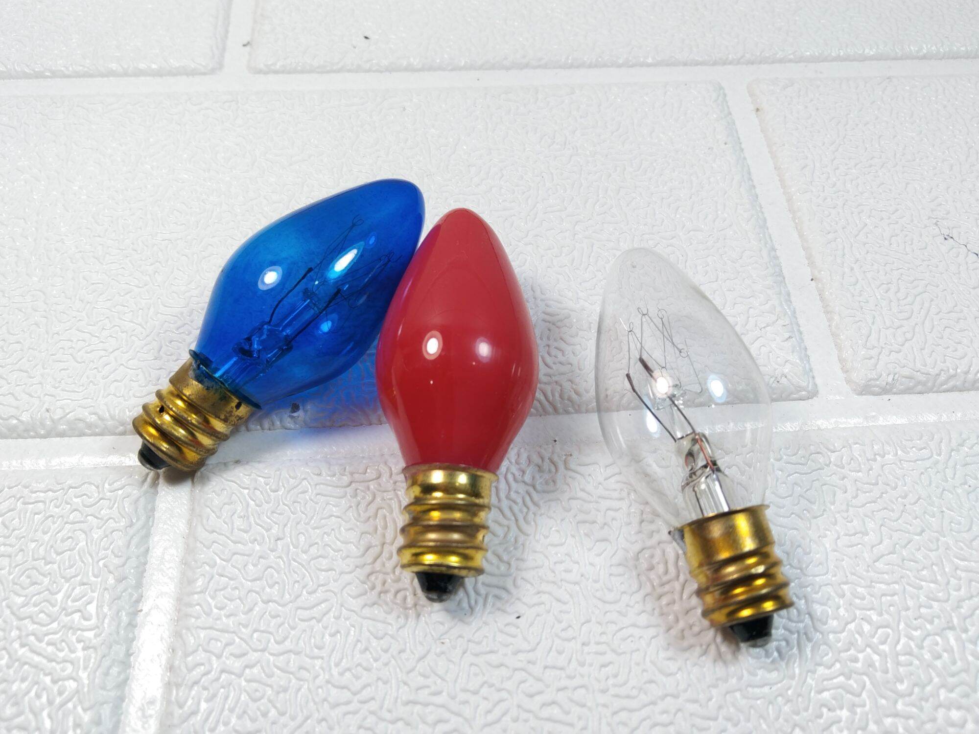 Combo 2 bóng đèn cà na, bóng đèn trái ớt - ba màu sắc một kích cỡ