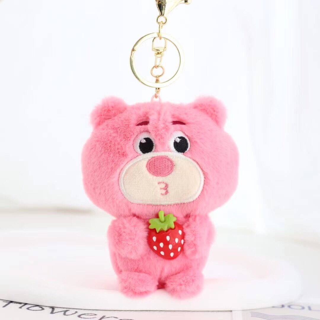 🍓MÓC KHOÁ GẤU DÂU LOTSO