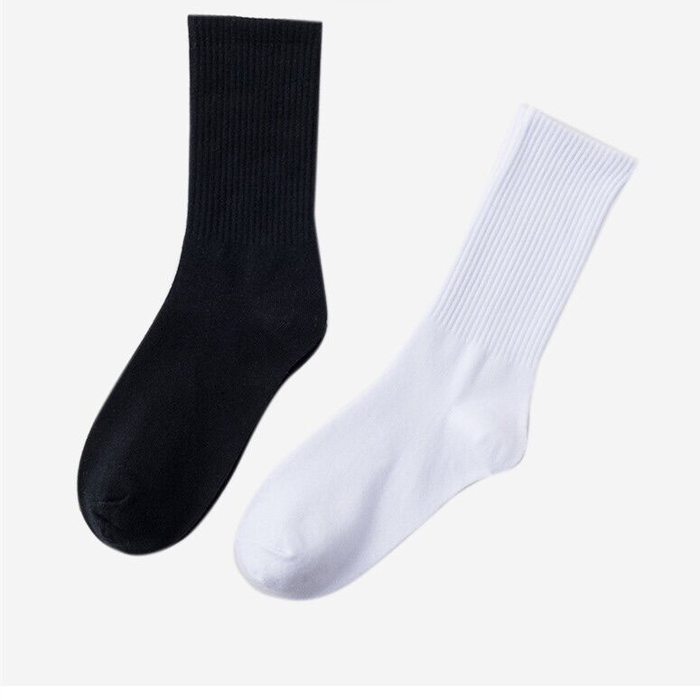 Tất Vớ cổ cao trơn màu unisex