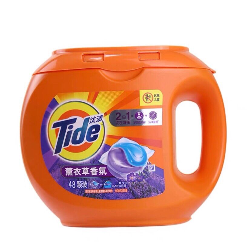 Tide viên giặt 2in1 nội địa Trung 48 viên