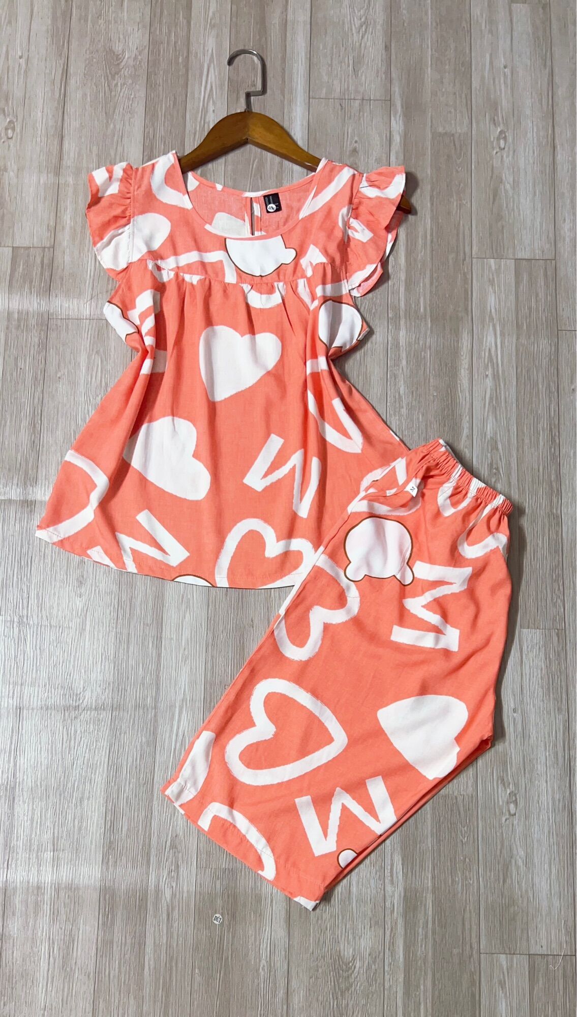 Bộ tole lanh lửng tay cánh tiên 47-75kg