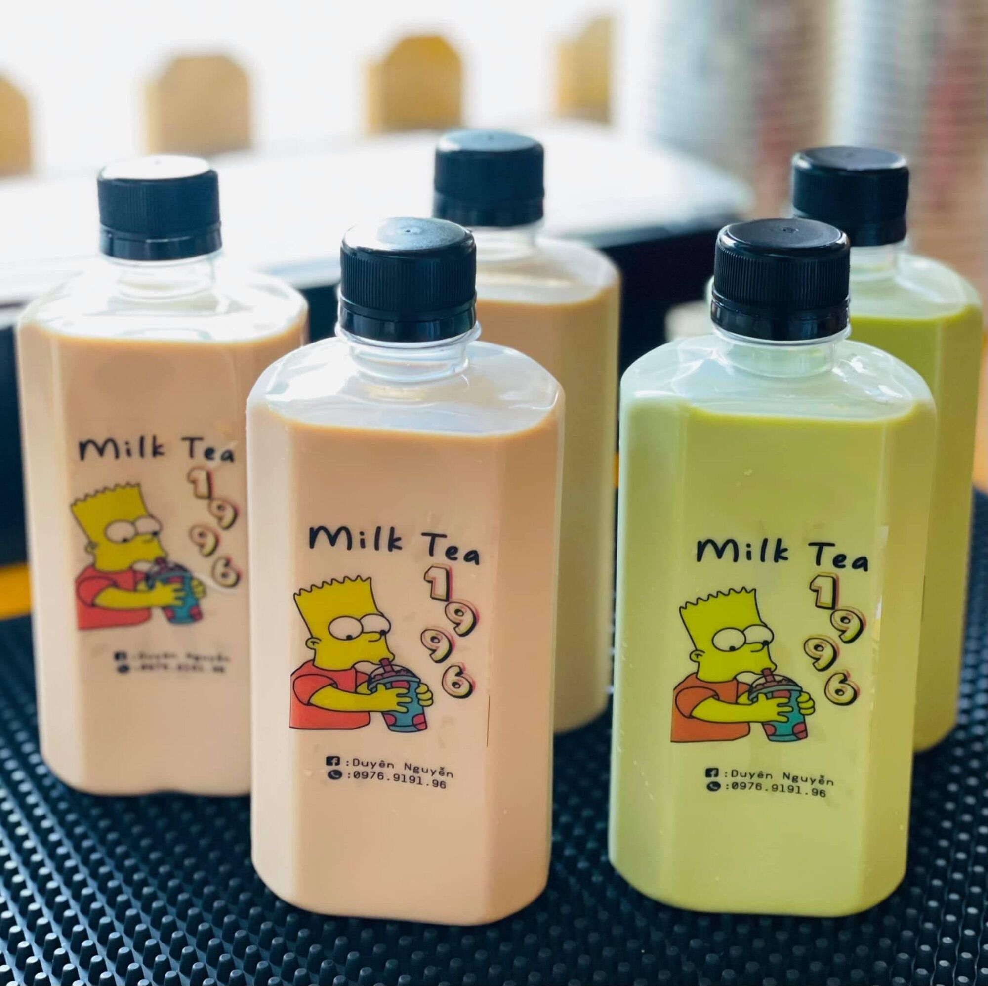 100 chai trà sữa 330ml