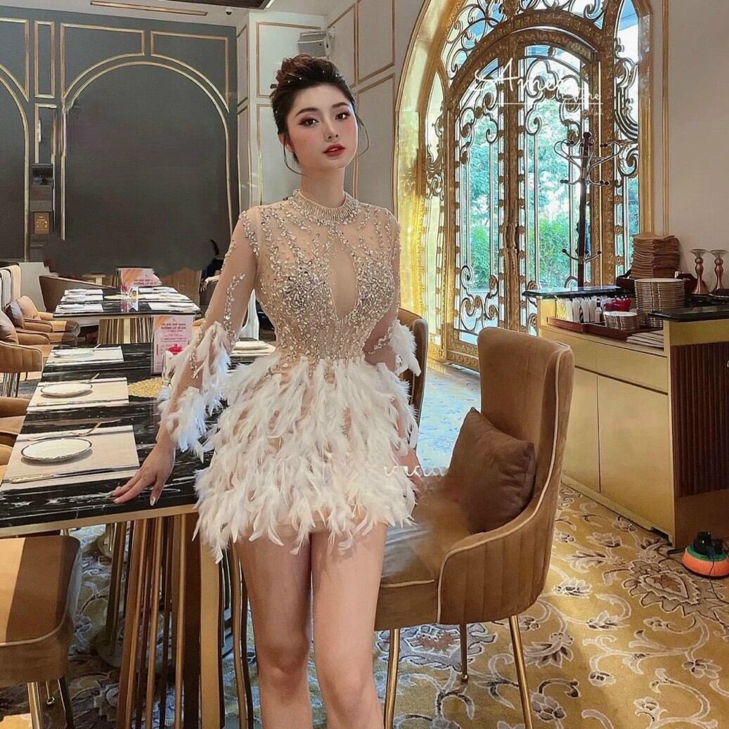 ĐẦM BODY LÔNG KẾT TAY DÀI