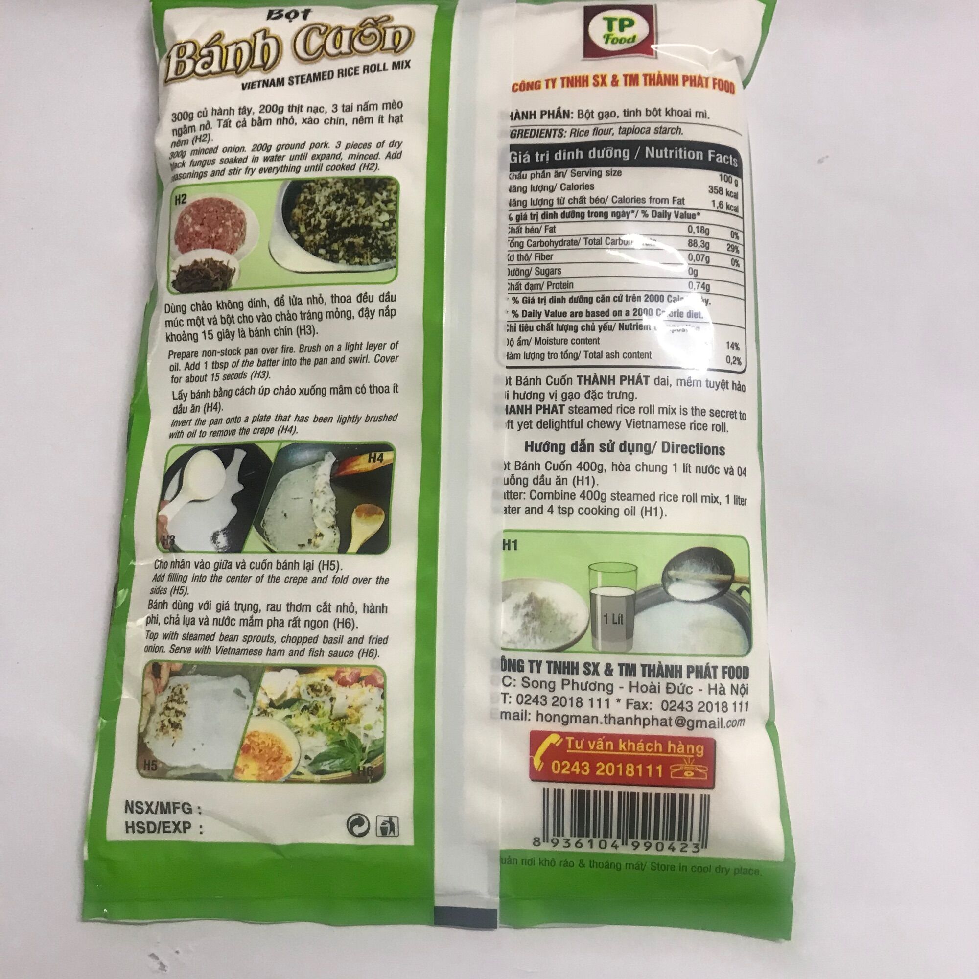 Sỉ combo 10  gói bột bánh cuốn