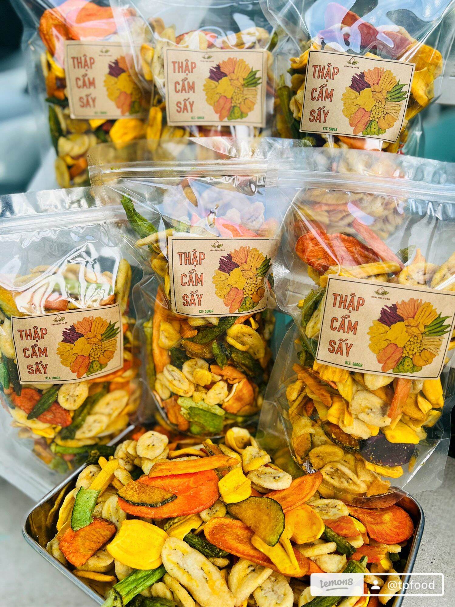 Trái cây sấy thập cẩm 500g (Hàng loại 1)
