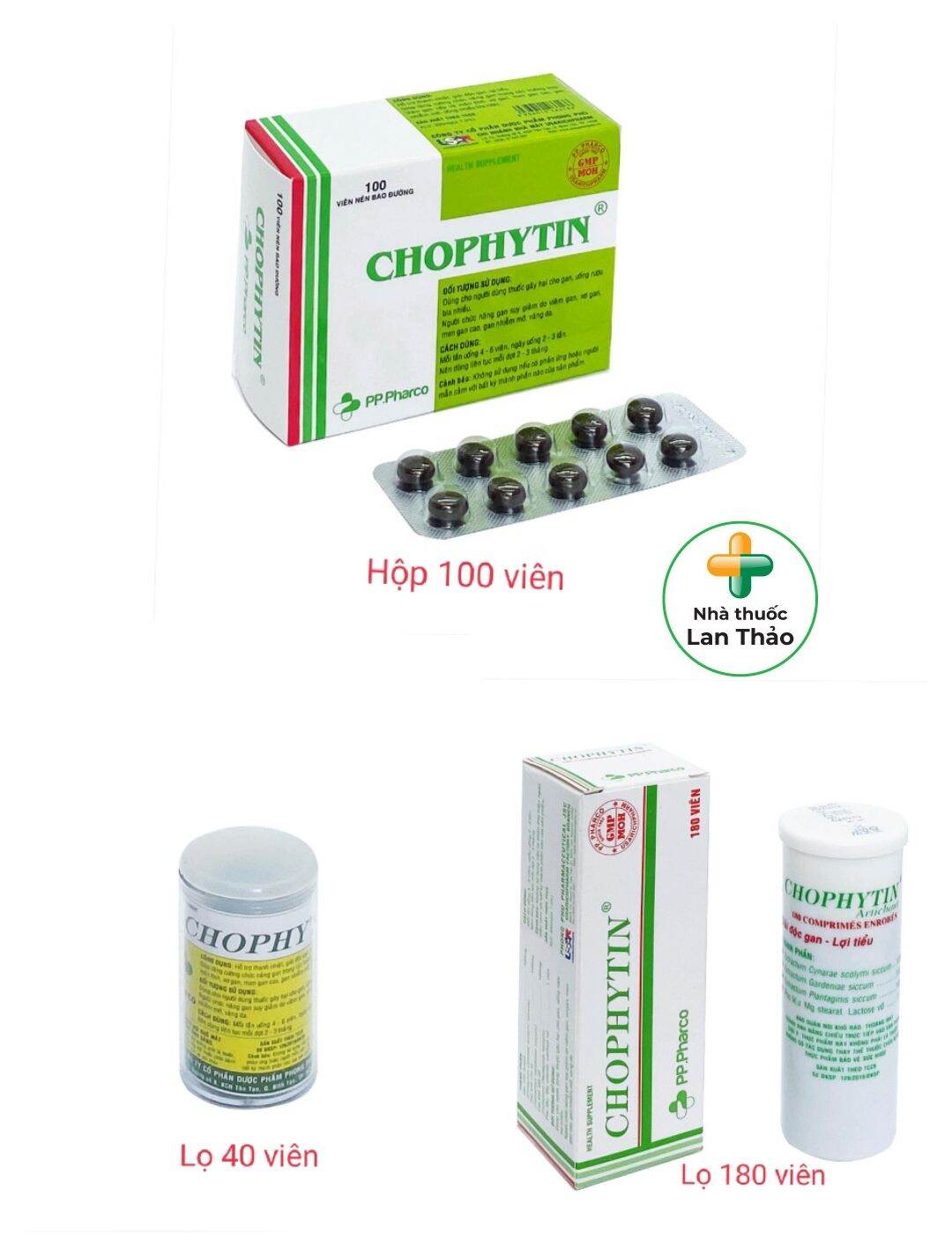 VIÊN UỐNG GIẢI ĐỘC GAN CHOPHYTIN GIÁ TỐT