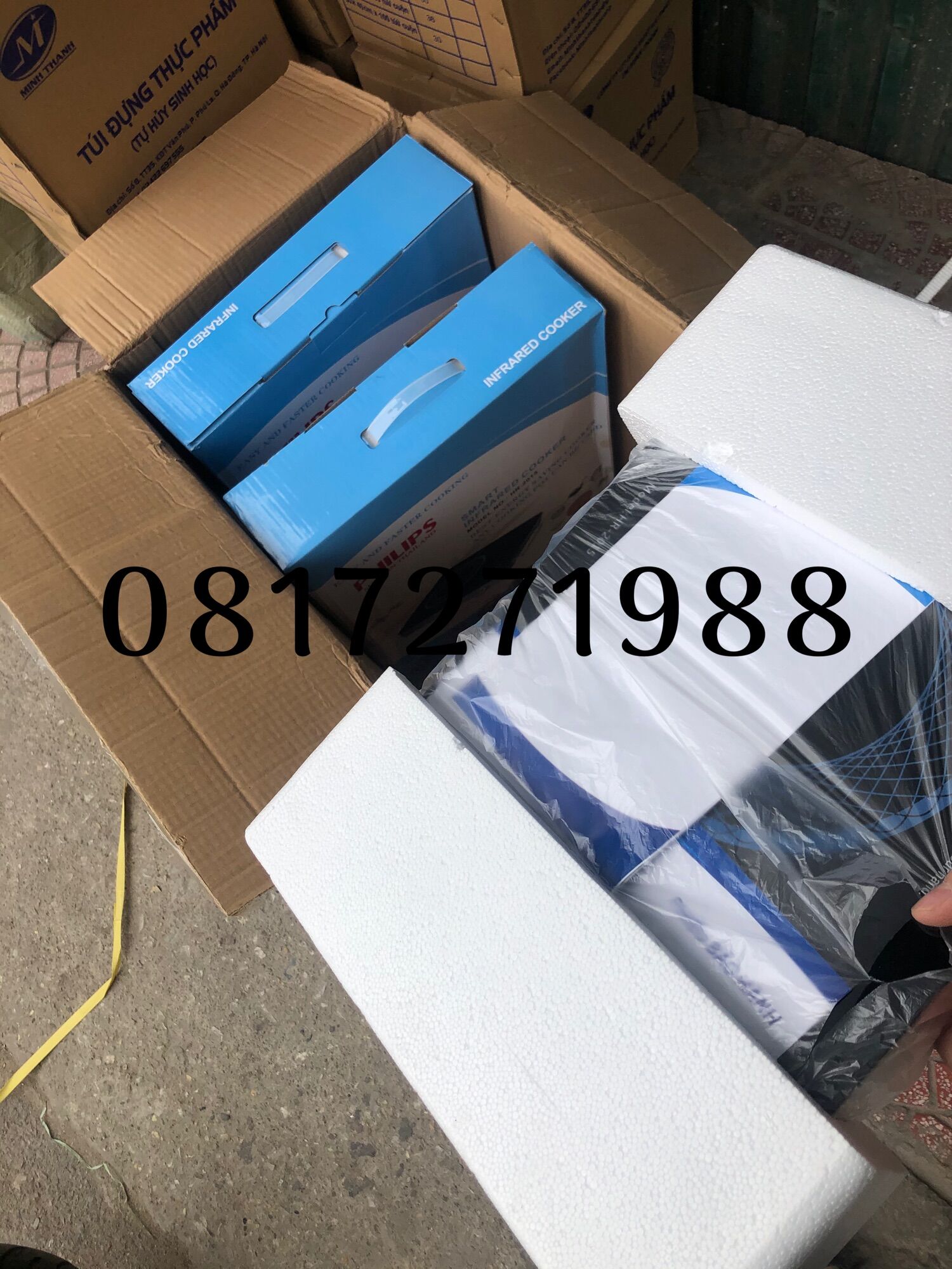 Bếp Hồng ngoại philips khung thép