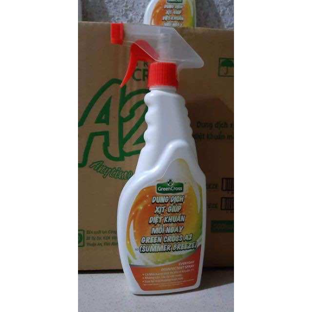 Xịt Khuẩn Đồ Chơi Trẻ Em GREEN CROSS A2 500ml