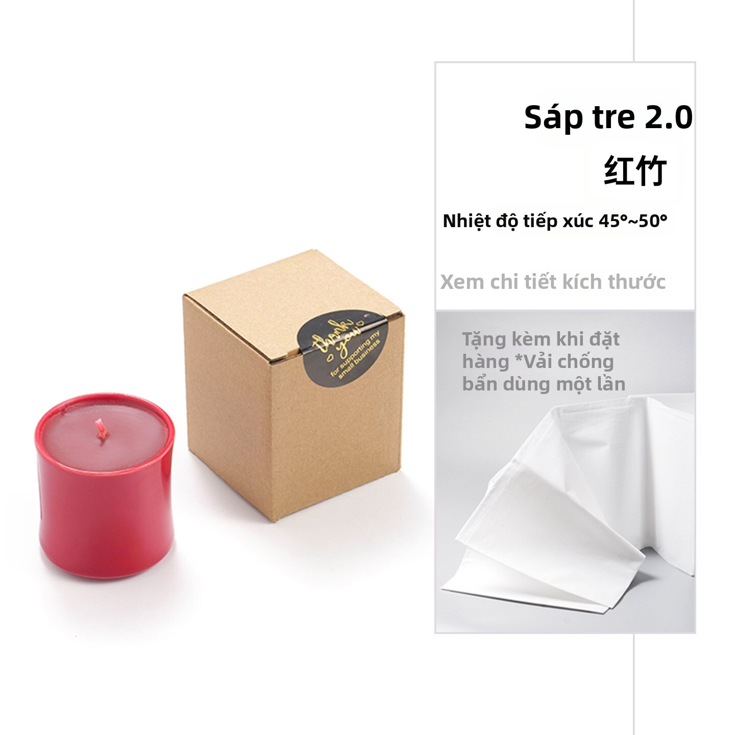 Nến Nhiệt Độ Thấp Love Aid