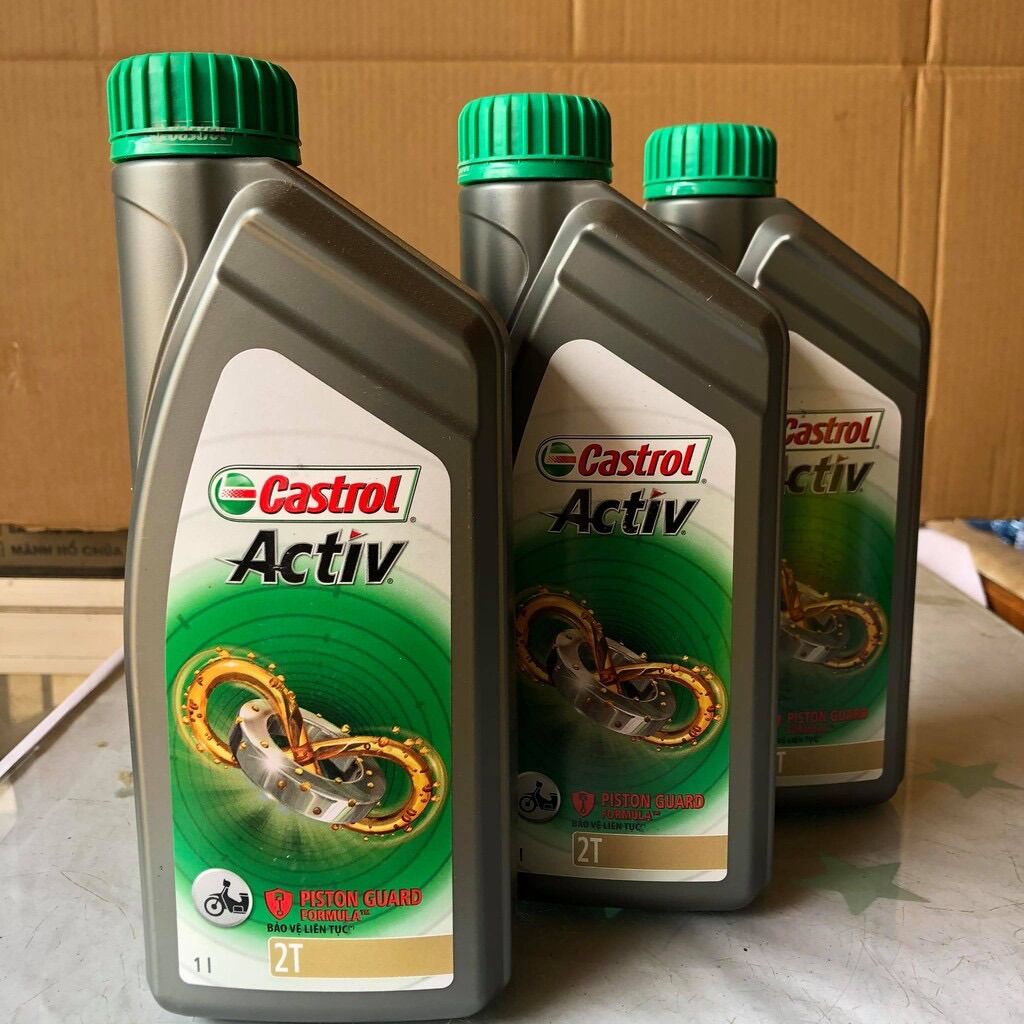 Nhớt cao cấp xe 2 thì Castrol Activ 2T 1L