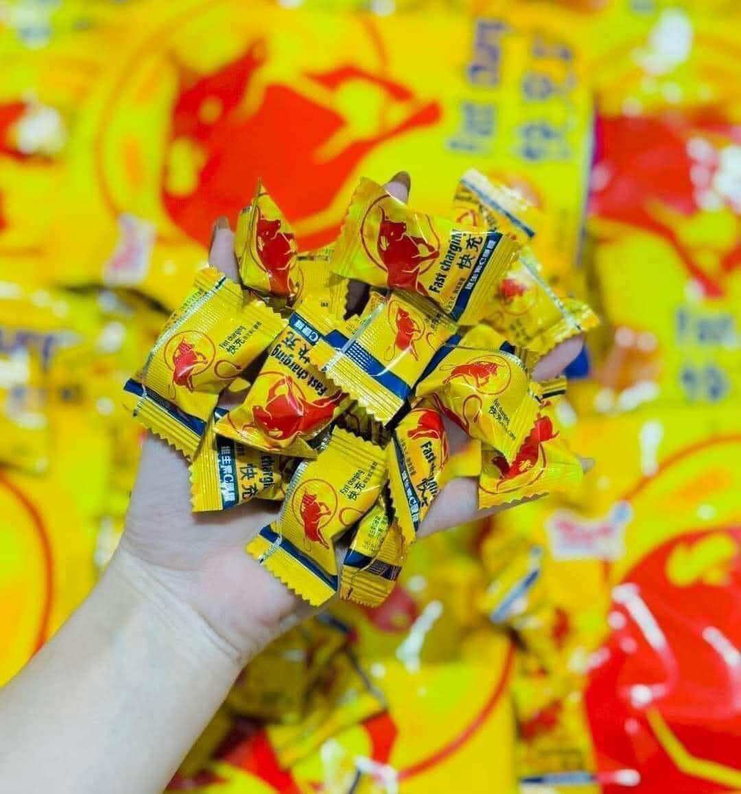 KẸO NGẬM VỊ BÒ HÚC GÓI 320gr ( 95_ 100 viên )