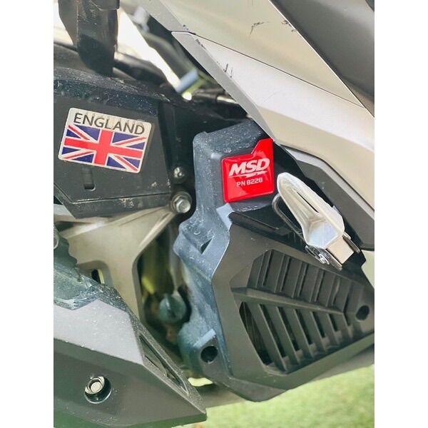 Tem Logo Sticker Đổ Nổi Thương Hiệu MSD Dán Trang Trí Xe