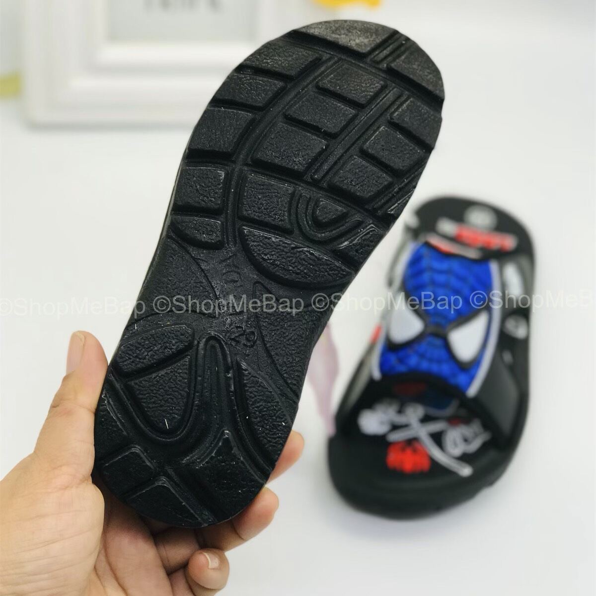 Dép lê nhền nhện siêu bền siêu êm cho bé trai