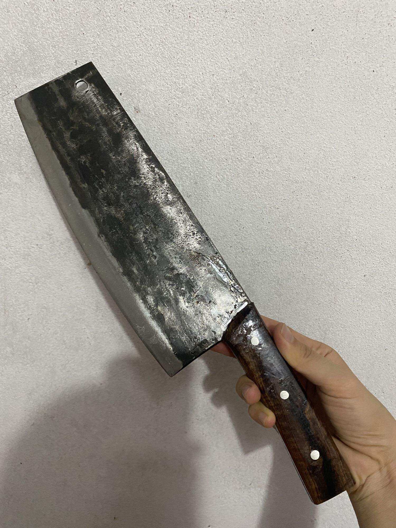 Dao Phúc Sen - Dao Chặt Gà Vịt bản cán ốp Cao Cấp