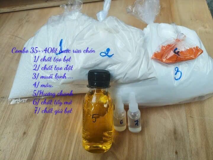 COMBO 35 => 40lit nước rửa chén