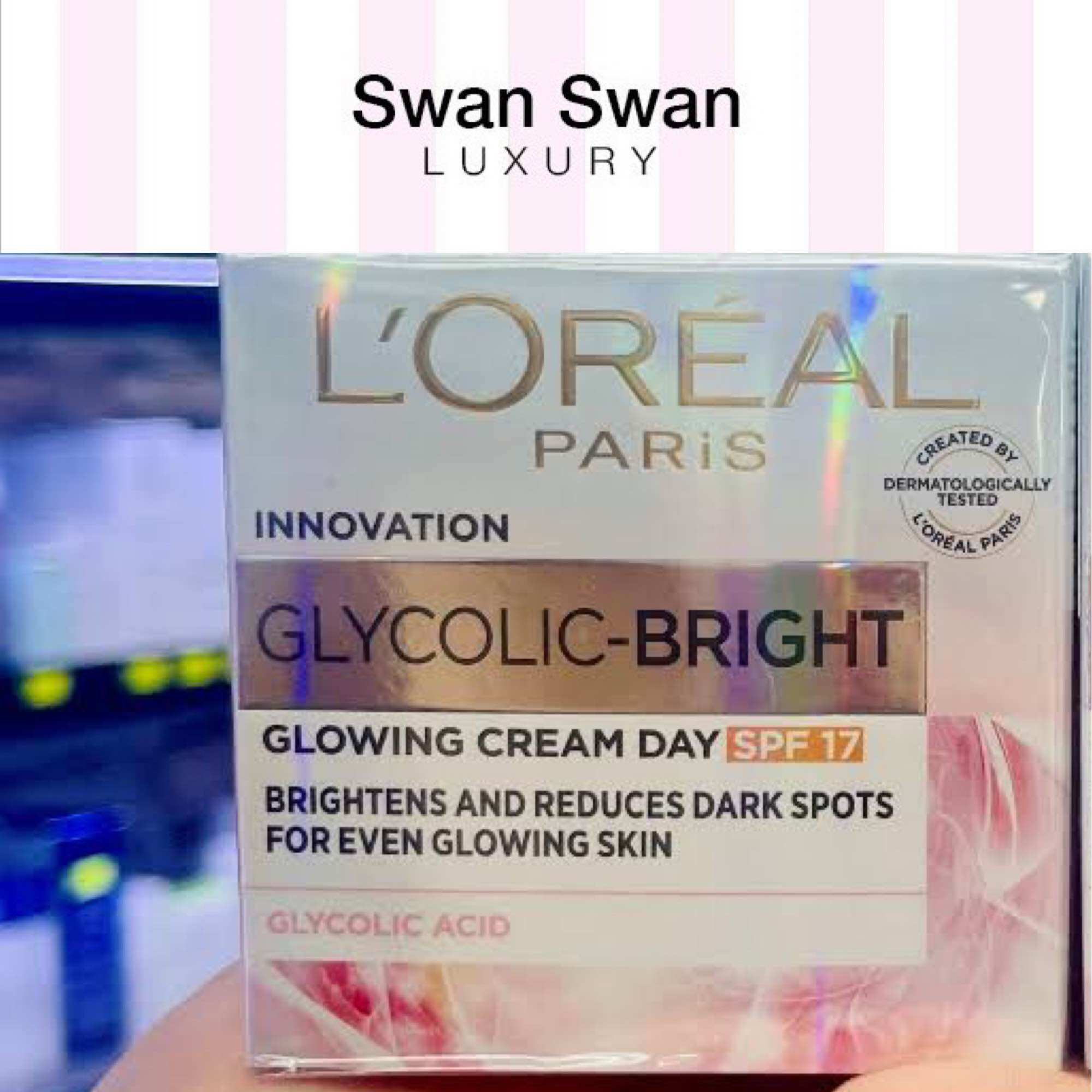 Kem Nám Ngày Loreal Glycolic Bright Sáng Da 15ml