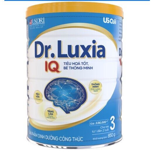 (Mẫu mới) Sữa bột Dr Luxia IQ số 1,2,3,4 900g