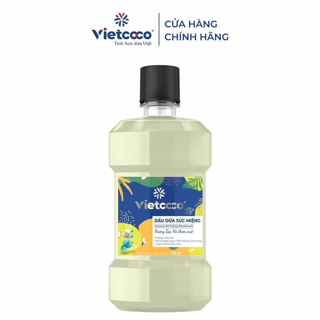 Dầu dừa súc miệng vietcoco 225ml