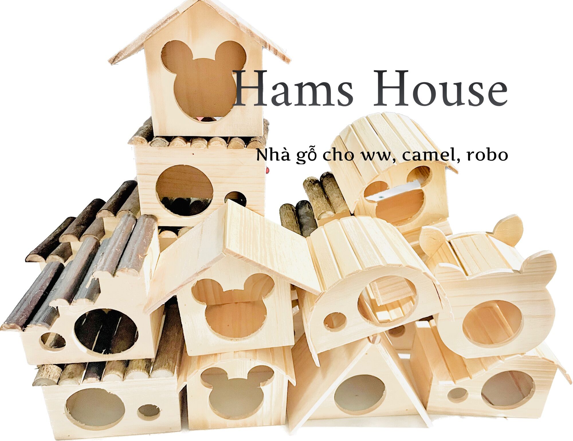 Nhà gỗ cho hamster