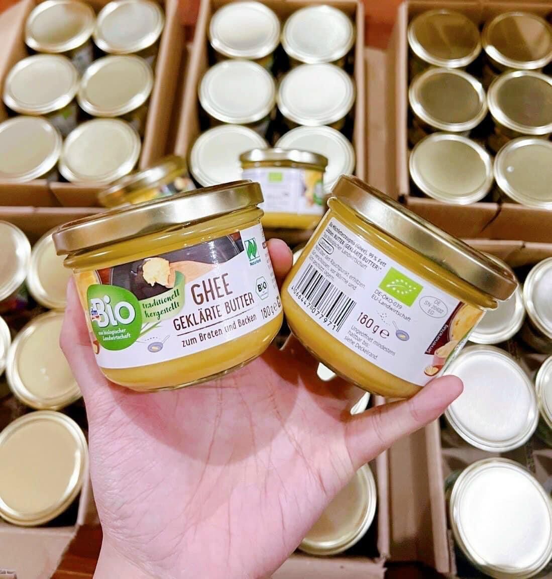 Bơ Ghee hữu cơ Đức dmBio hủ 180g