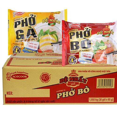 Sỉ combo 10 gói đệ nhất phở gà / phở bò