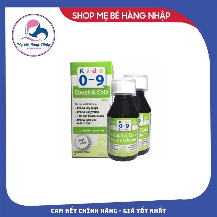 Siro giảm ho Cough and Cold Canada 0-9 tuổi