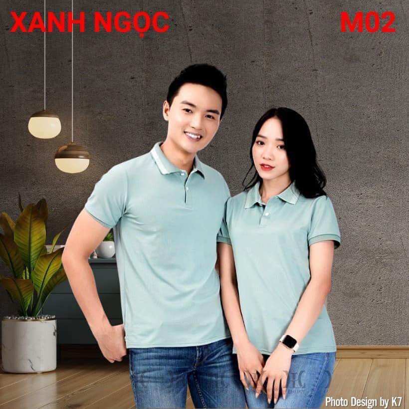 Áo POLO Nam Nữ Trơn ,vải thun co giãn 4C